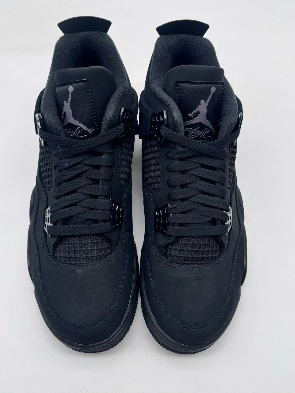 Air Jordan 4 Retro 2025 Black Cat FV5029-010 Men’s Size 13 B Grade